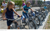 В Варшаве в прокате появились детские велосипеды