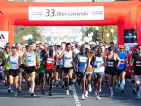 Новый рекорд  поставлен на марафоне в Варшаве
