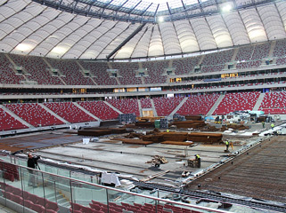 Национальный стадион в Варшаве будет открыт в феврале 2012 года